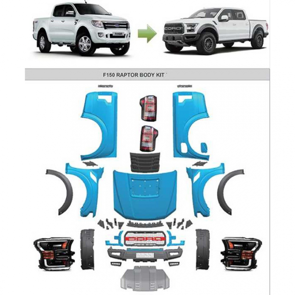 Ford Ranger F150 Body Kit Dönüşüm Seti T6-T7-T8